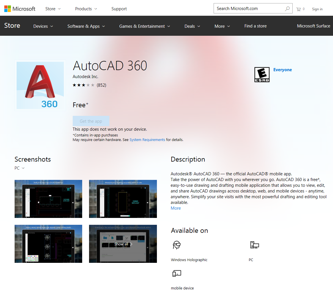 autocad free trial